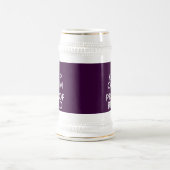 平静を「」校正される保てば(adn) (あらゆる色で) ビールジョッキ (中央)