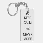 平静をNevermore保てば キーホルダー (正面左)