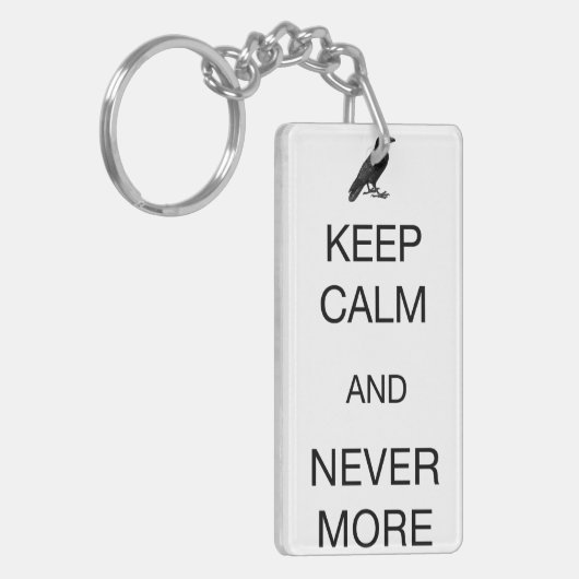 平静をNevermore保てば キーホルダー (正面左)
