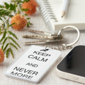 平静をNevermore保てば キーホルダー (正面右)