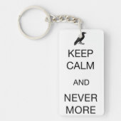 平静をNevermore保てば キーホルダー (正面)