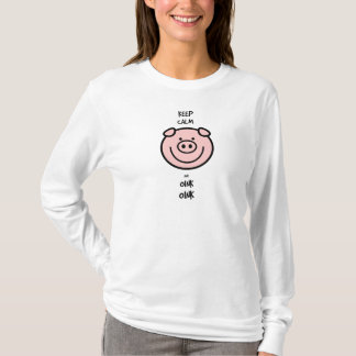 平静をoink、oink保てば! tシャツ