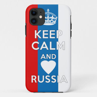平静及び愛ロシアを保って下さい iPhone 11 ケース