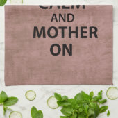 平静及び母を保って下さい キッチンタオル (折り畳み)