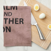 平静及び母を保って下さい キッチンタオル (四つ折り)