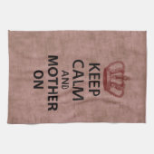 平静及び母を保って下さい キッチンタオル (横)