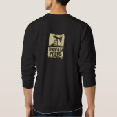 平静及びFrackを保って下さい。 1947年以来。  (黒) スウェットシャツ (裏面)