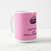 "平静"のマグ保って下さい コーヒーマグカップ (正面左)