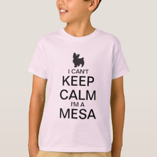 平静 の女の子の子犬のTシャツを保って下さい Tシャツ