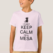 平静|の女の子の子猫のTシャツを保って下さい Tシャツ (正面)