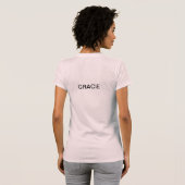 平静|の貝のコップのTシャツを保って下さい Tシャツ (裏面フル)