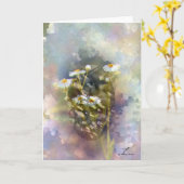 平静 カード (黄色い花)