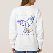 平静 スウェットシャツ (裏面)