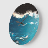 "平静" ラージ壁時計 (傾斜)