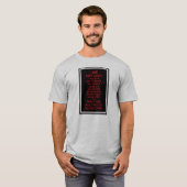 平静-死者のショーン--を保って下さい Tシャツ (正面フル)