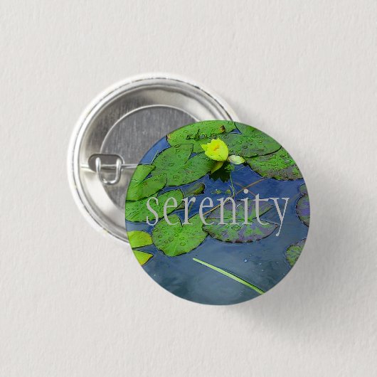 平静 缶バッジ (正面&裏面)