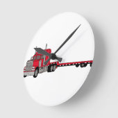 平面トラック ラウンド壁時計 (傾斜)