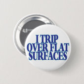 平面上の旅行 缶バッジ (正面&裏面)