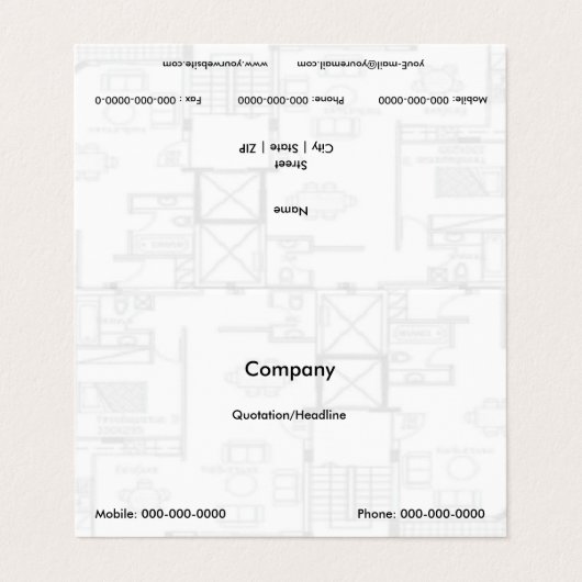 平面図 名刺 (外部フラット)