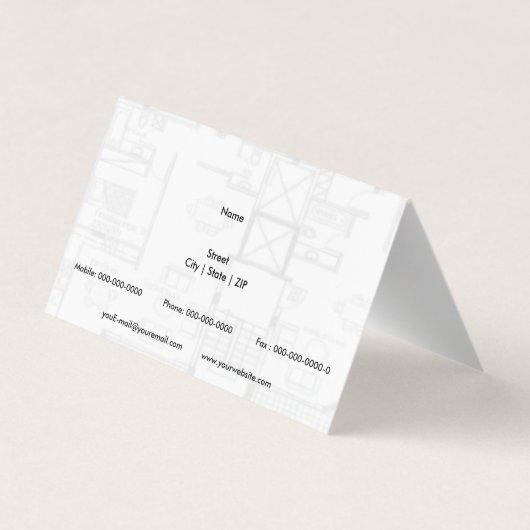 平面図 名刺 (裏面)