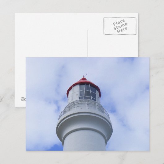 平面図、Split Point Lightハウス ポストカード (正面/裏面)