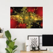 平面圏。 ポスター (ホームオフィス)