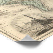 平面圏 ポスター (角)