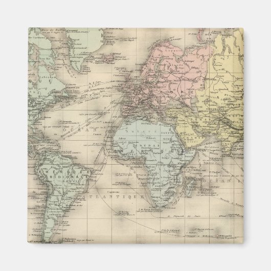 平面圏 マグネット (正面)