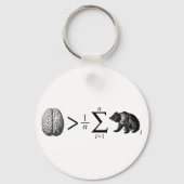 平頭が切れる均のクマよりも キーホルダー (正面)