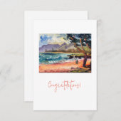 平額おめでとうカード サンキューカード (正面/裏面)