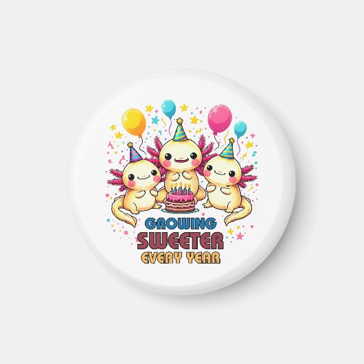 年々増える甘さ マグネット (正面)