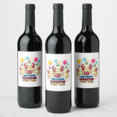 年々増える甘さ ワインラベル (ボトル)