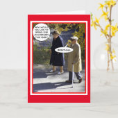 年おもしろい理 カード (黄色い花)