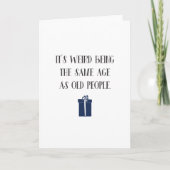 年おもしろい風変わり齢 カード (正面)
