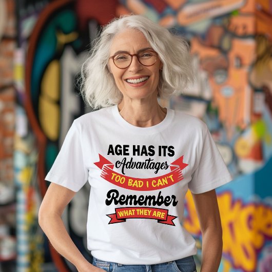 年おもしろい齢には利点引用文 トライブレンドTシャツ