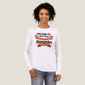 年おもしろい齢には利点引用文 トライブレンドTシャツ (正面全体)