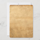 年おもしろい齢の女性のための誕生日 – 青臭い高齢者 招待状 (裏面)