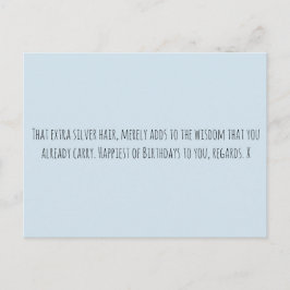 年おもしろい齢 ポストカード