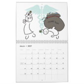 年お洒落暦 カレンダー (3月 2027)