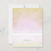 年がいかに過ぎ去ったか-マイル標石の誕生日 招待状 (裏面)