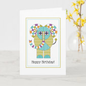 年が過ぎてたまらない。 カード (黄色い花)