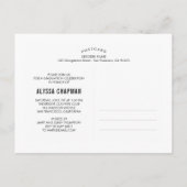 年きらめく別はがき インビテーションポストカード (裏面)