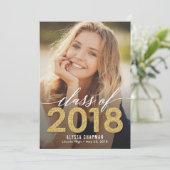 年きらめく次卒業発表招待状 招待状 (スタンド正面)