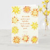 年じゃなくて… カード (黄色い花)