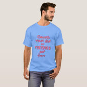 年ではなく友達で年齢を数えよう レトロ Tシャツ (正面フル)