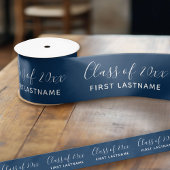 年と名前のクラス – Navy Blue Can Change サテンリボン