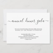 年に一度のディナーガラ 招待状 (正面)