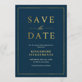 年に一度の顧客鑑賞ディナー、日付を節約 招待状