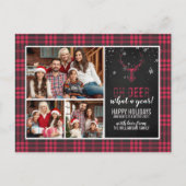 年に何を |クリスマス2020年休暇写真 シーズンポストカード (正面)