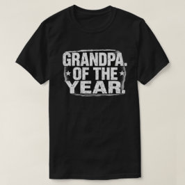 年のおじいちゃんレトロダストレスデザイン Tシャツ